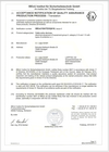 LAPP certifikat nadzora proizvodnega obrata